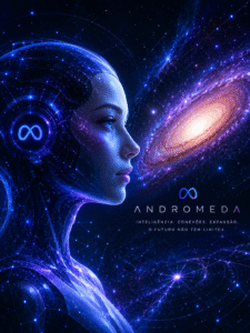 Ilustração do sistema Andromeda do Meta Ads